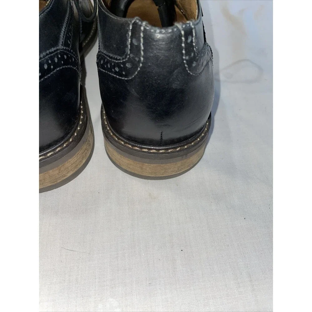 Vionic Dress Wingtips Mens Size 13 M Black Leather Oxfords Arch Support Comfort